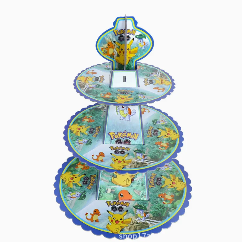 Pikachu Pokemon Drie Tier Cake - Cupcake Stand Tier recensie en prijs