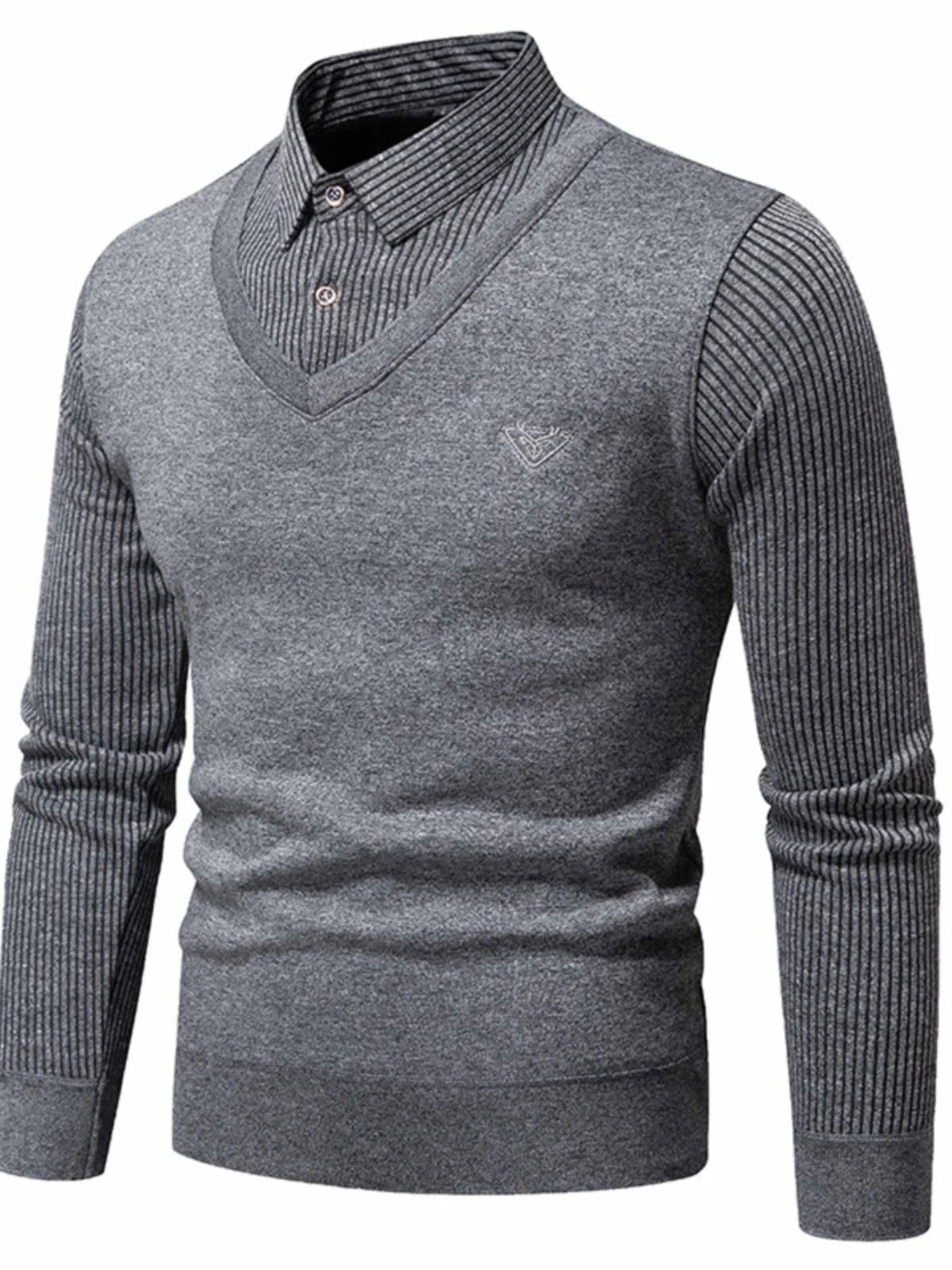 

Мужская вязаная куртка с флисовой подкладкой, мотоциклетная куртка-жакет, модная зимняя верхняя одежда, бренд AOWOFS