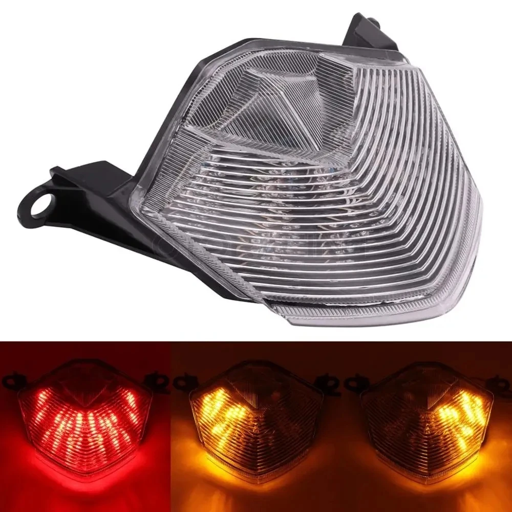 

Motorcycle LED Tail Lights Brake Turn Signals Lights For Kawasaki Ninja ZX-6R ZX6R ZX600 ZX-10R ZX10R Z750 Z1000 2007-2013