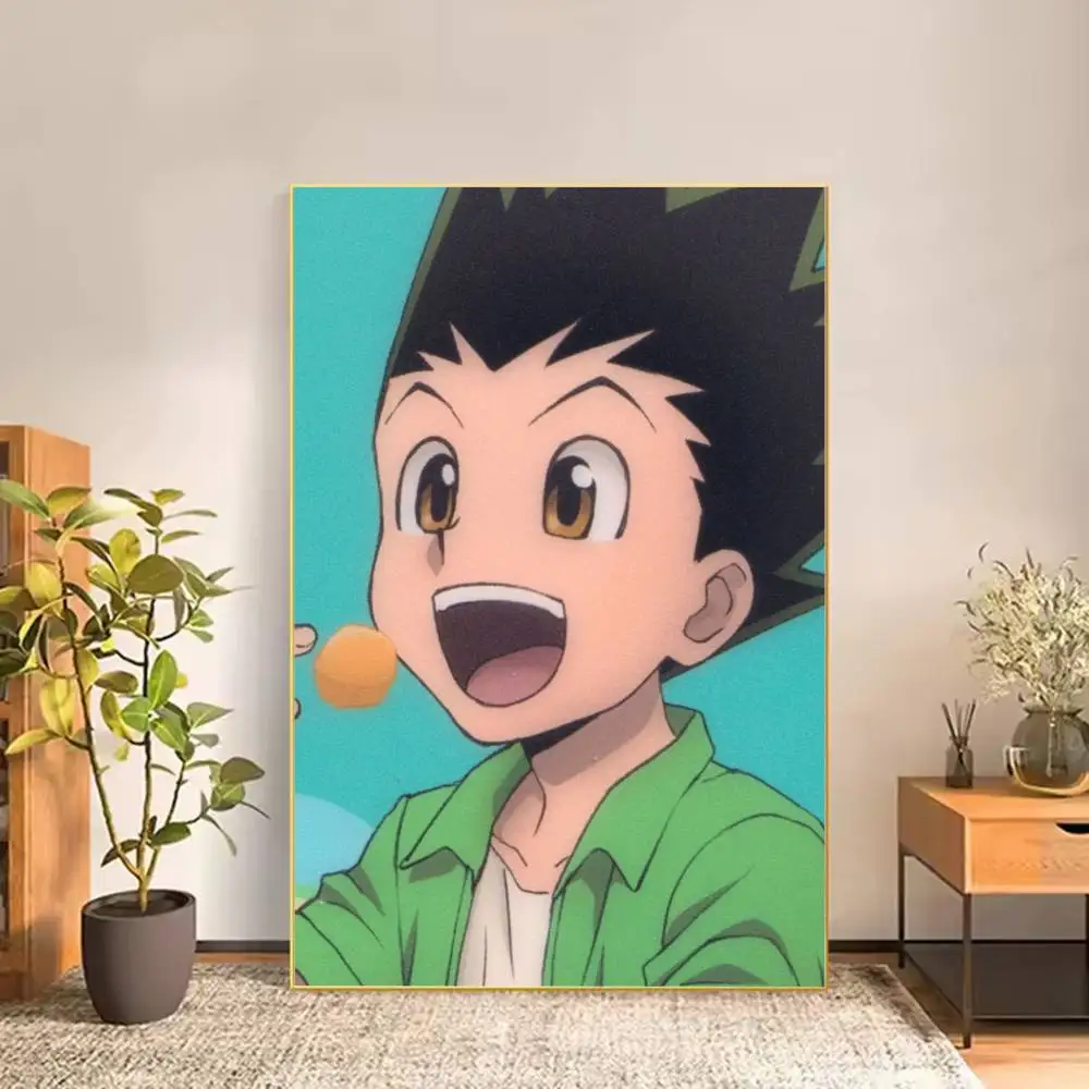 Hunter x Hunter Gon Freecss Poster Versatile HD Waterproof Wall Art Self-Adhesive Decor for Any Space Ideal Gift