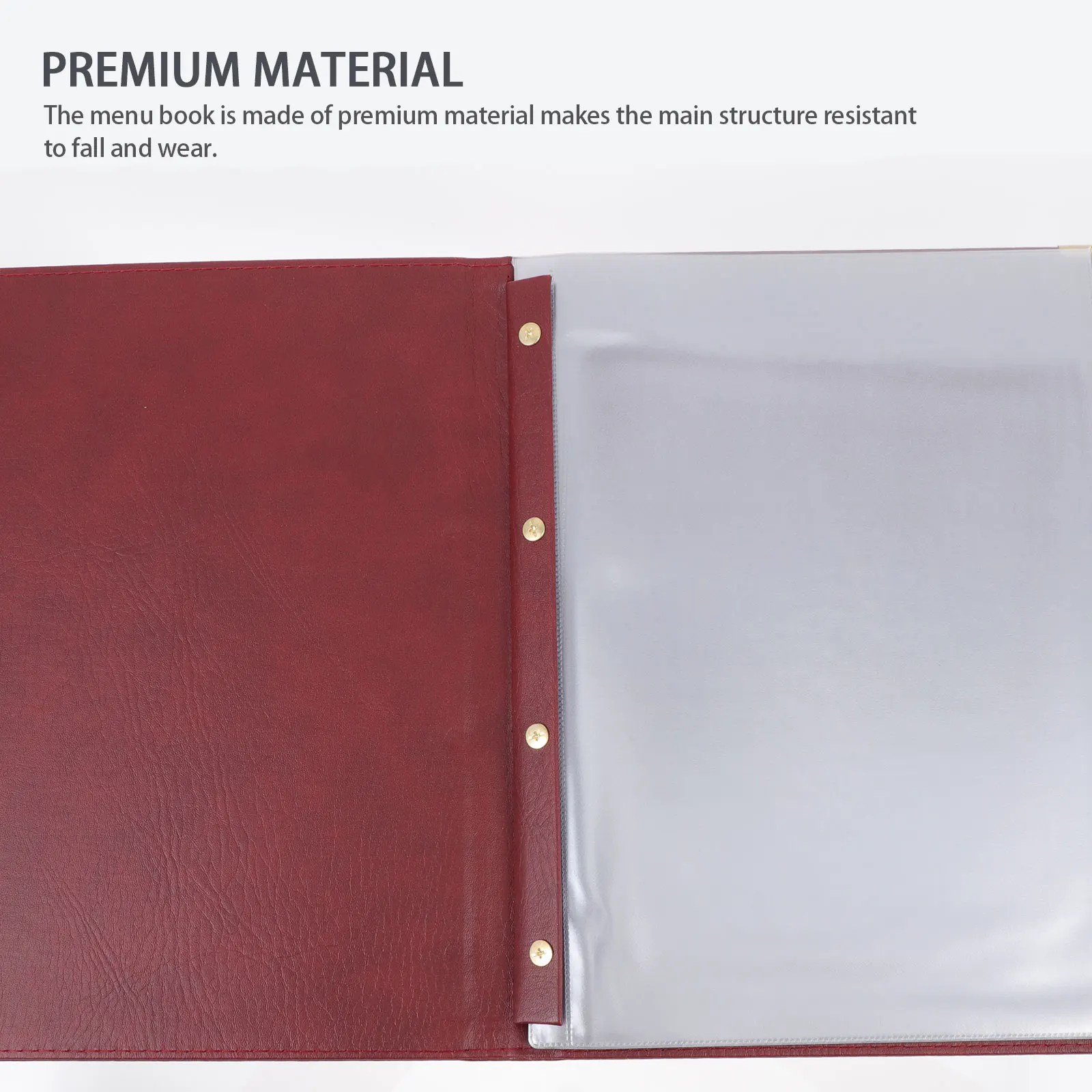 

Dining Brand Menu Book Folder Storage Bag Pu Books Restaurant Holders Miss