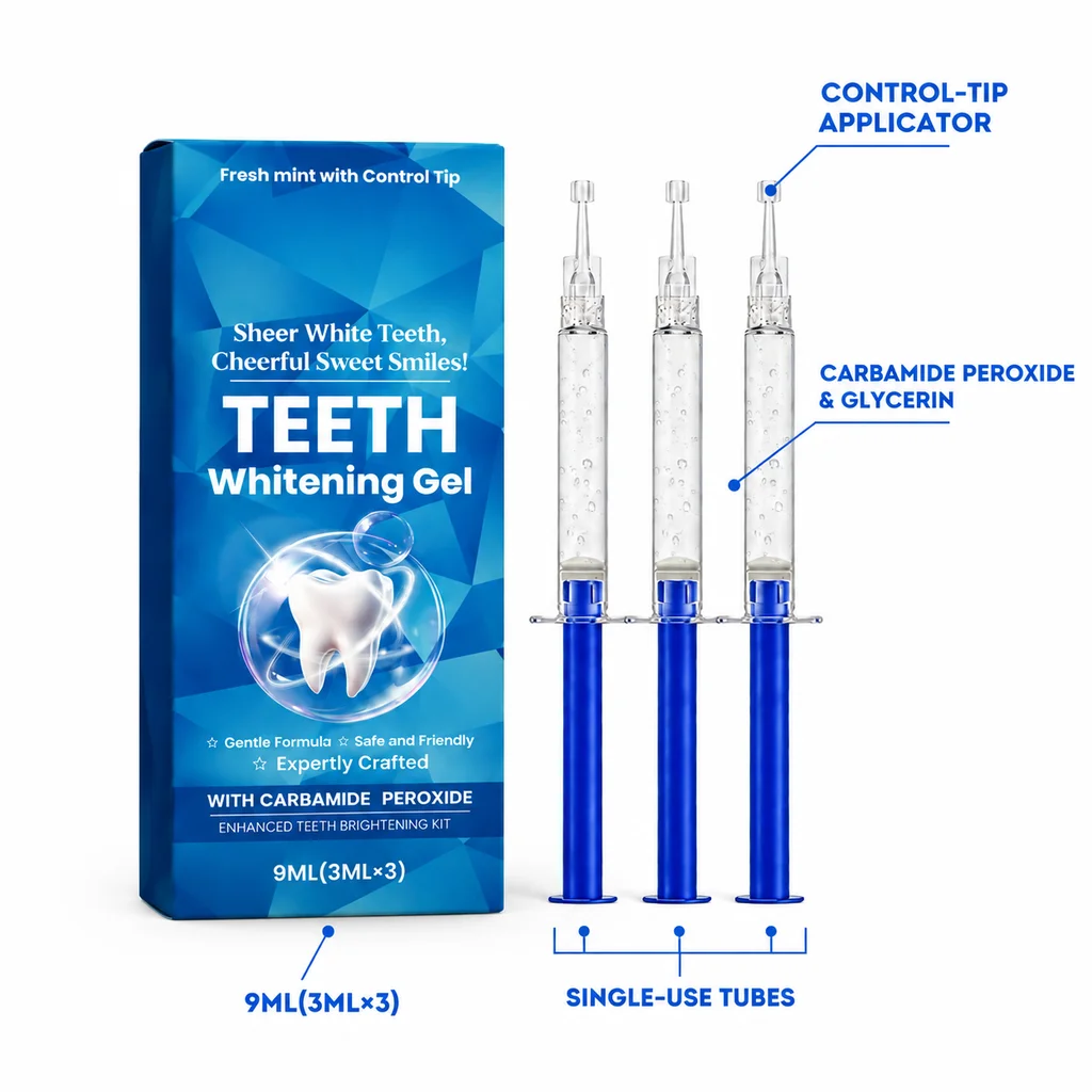 Teeth Brightening Gel Portable Gentle Tooth Stain Removal Gel Fresh Breath Daily Oral Care For Coffee Tea Drinkers Dental Serum