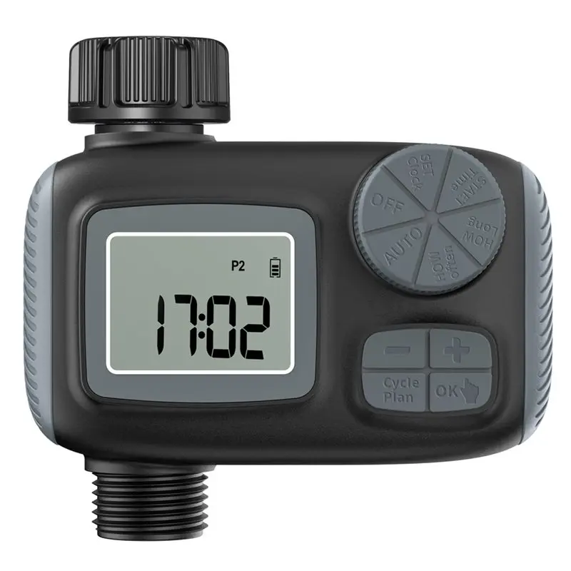 AB41-Sprinkler Timer Garden Hose Faucet Timer With Rain Delay/Manual/Automatic Drip Irrigation Function Watering Timer US