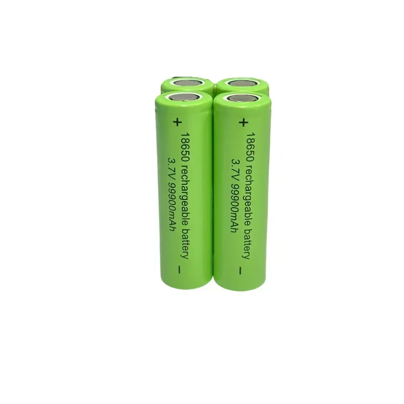 Bestselling100% original 18650 battery high-capacity 99900Mah 3.7V +charger,lithium-ion rechargeable battery for toy flashlights