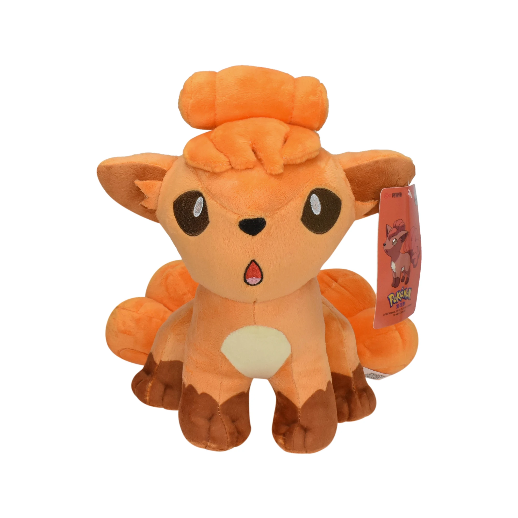 Vulpix Peluche Pokemon Plush Toys Stuffed Dolls Cartoon Cute Dolls Kawaii Birthday Christmas Gift For Kids Friends Collection