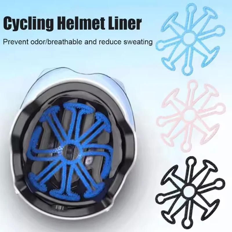 

Flexible Helmet Inner Silicone Pad Soft Breathable Helmet Liner Pad Safety Helmet Padding MTB Road Bike Motorcycle Accessories