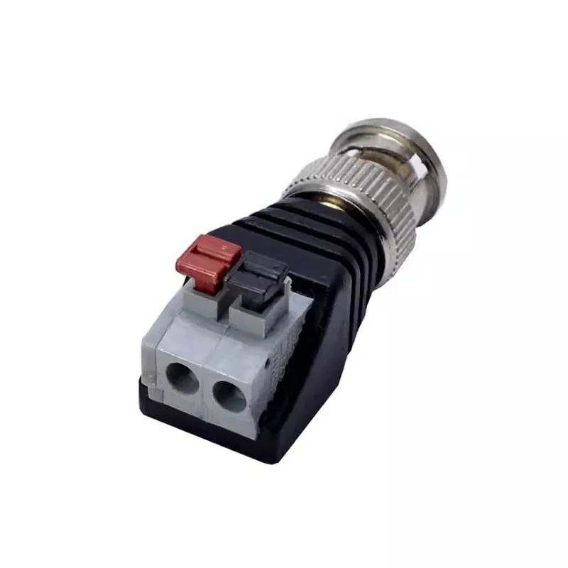 Q9 Plug 75-5 BNC Connector Analog Surveillance Camera Welding-free Bnc Video Cable Copper Core Interface Pressed connected