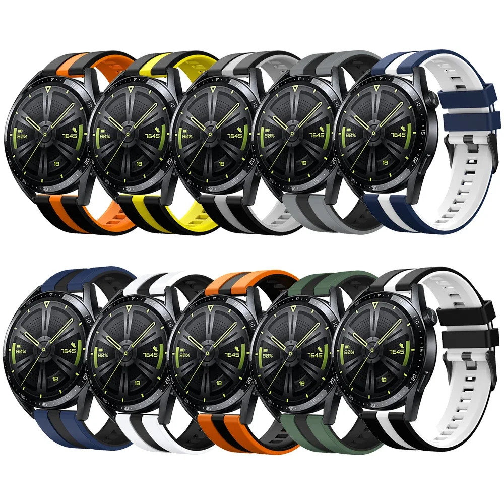 Cinturino in silicone 22mm 20mm per Huawei Watch GT 5 Pro/GT 4 3 2 42mm 46mm OROLOGIO 4 Pro Band HONOR Watch 4 Pro GS ES Cintura magica Correa