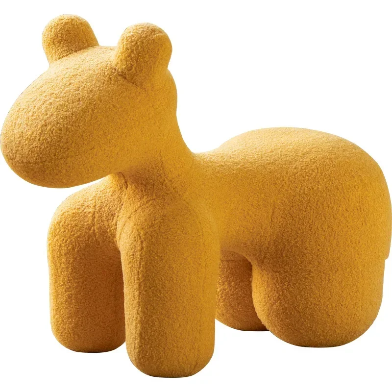 Creative chair Nordic children's toy stool cartoon animal stool puppy chair kindergarten low stool