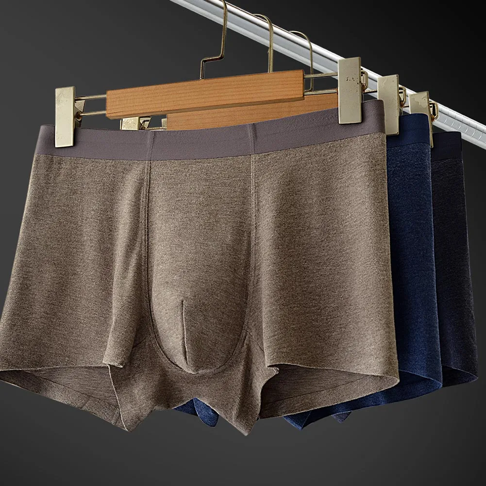 

Sleep Bottoms Daily Knickers Mens Solid Color Underwear Gay Sissy Pouch Underpants Breathable Panties Erotic Boxer Shorts Trunks