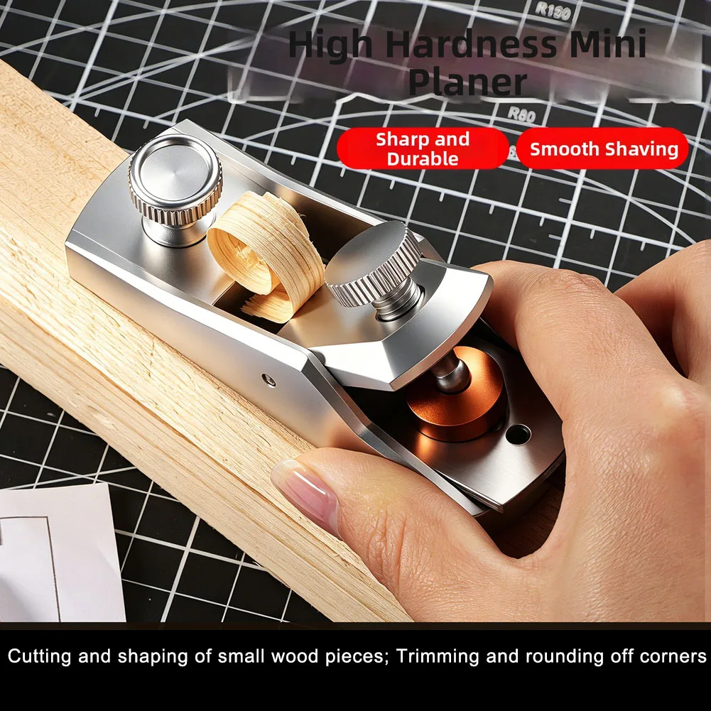 

Adjustable For Mini Planer 90mm Aluminum Body for Woodworking Edge Smoothing Chamfering on Gypsum Fiberboard and Veneer Surfaces