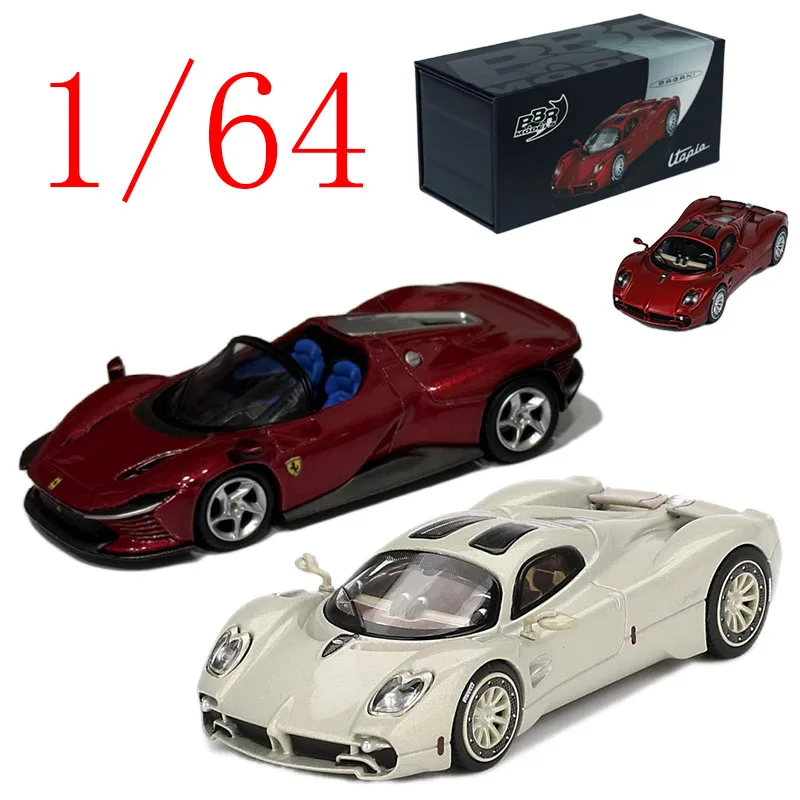 

BBR литая под давлением масштаб 1/64 Pagani, модель автомобиля из сплава Pagani Utopia, игровые транспортные средства, игрушки для мальчиков, подарок, оригинальная коробка