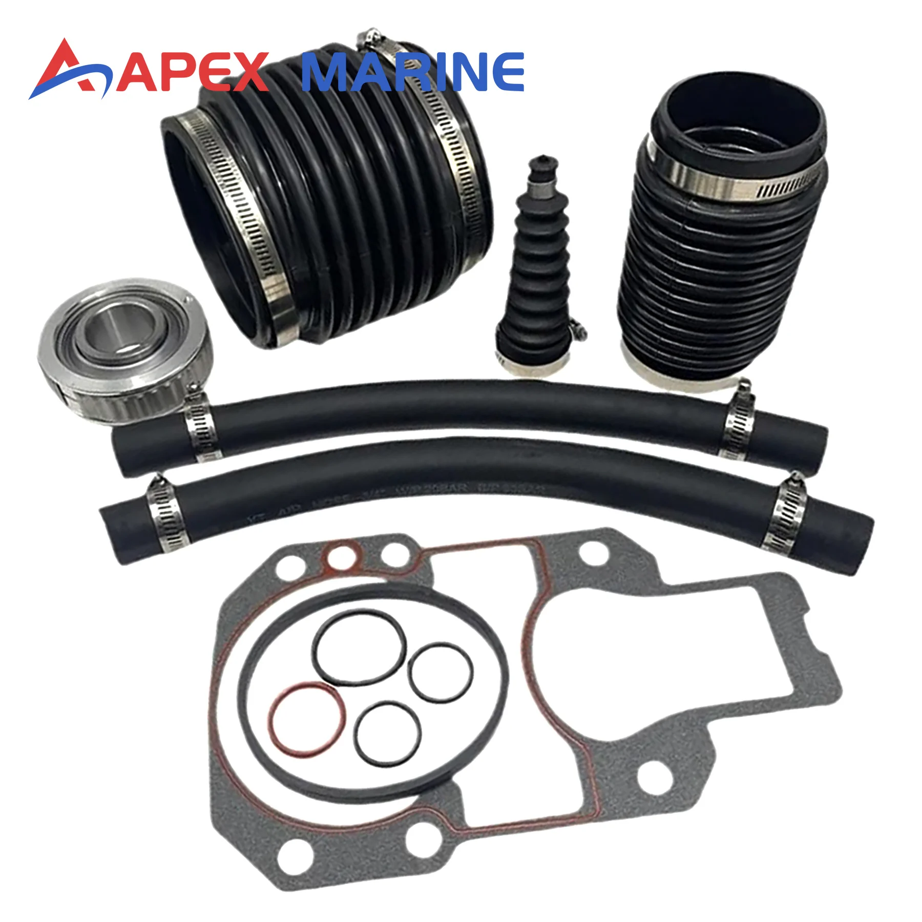 Bellows Kit 803097T1 W/ Tilt Trim Sender Limit Kit 805320A03 & Hinge Pin Tool 78310 for Mercruiser Alpha 1 R MR Sterndrive Motor