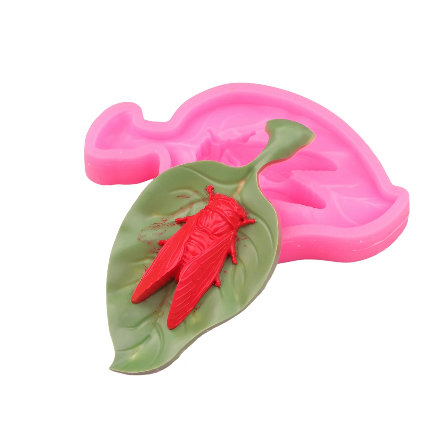 Cicada Owl Gummy Chocolate Silicone Mold for Sugar Craft Polymer Clay DIY Candy Cupcake Baking Tool Supplies