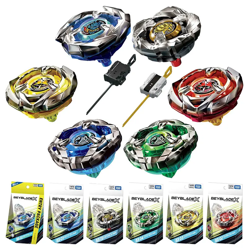 Takara Tomy Beyblade X BX-01 Attack BX-05 Balance All Models Launchers Toys Arena Bey Christmas Gift for Boy Kids