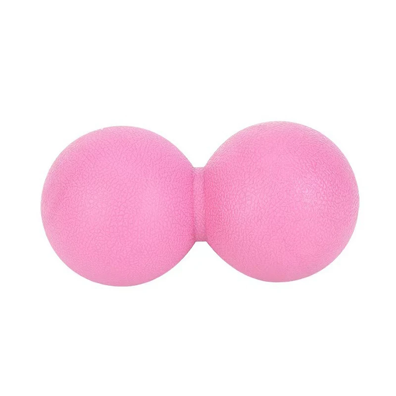 Masajeador de TPE para Yoga y gimnasio, pelota de Fitness, ejercicio médico, rodillo de cacahuete, Fascia, espalda, pie, relajación, músculos, hombro, cuello, sólido