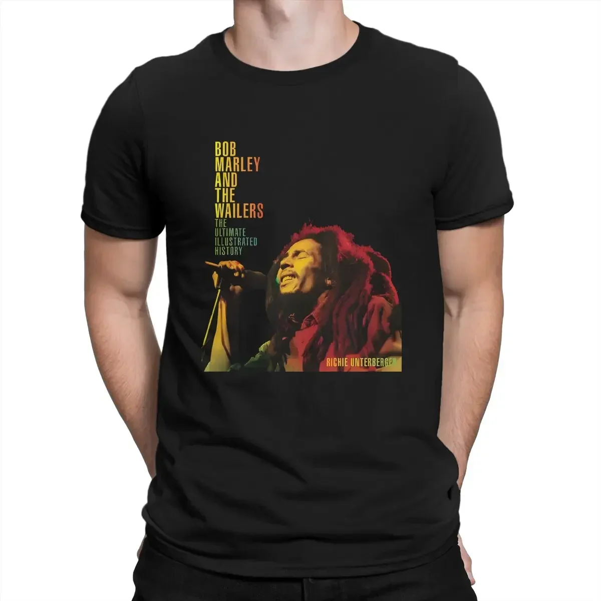 

harajuku oversized men clothing graphic t shirts Bob Marley Men's TShirt Original Sweatshirts Hipster Distinctive T Shirt 2024