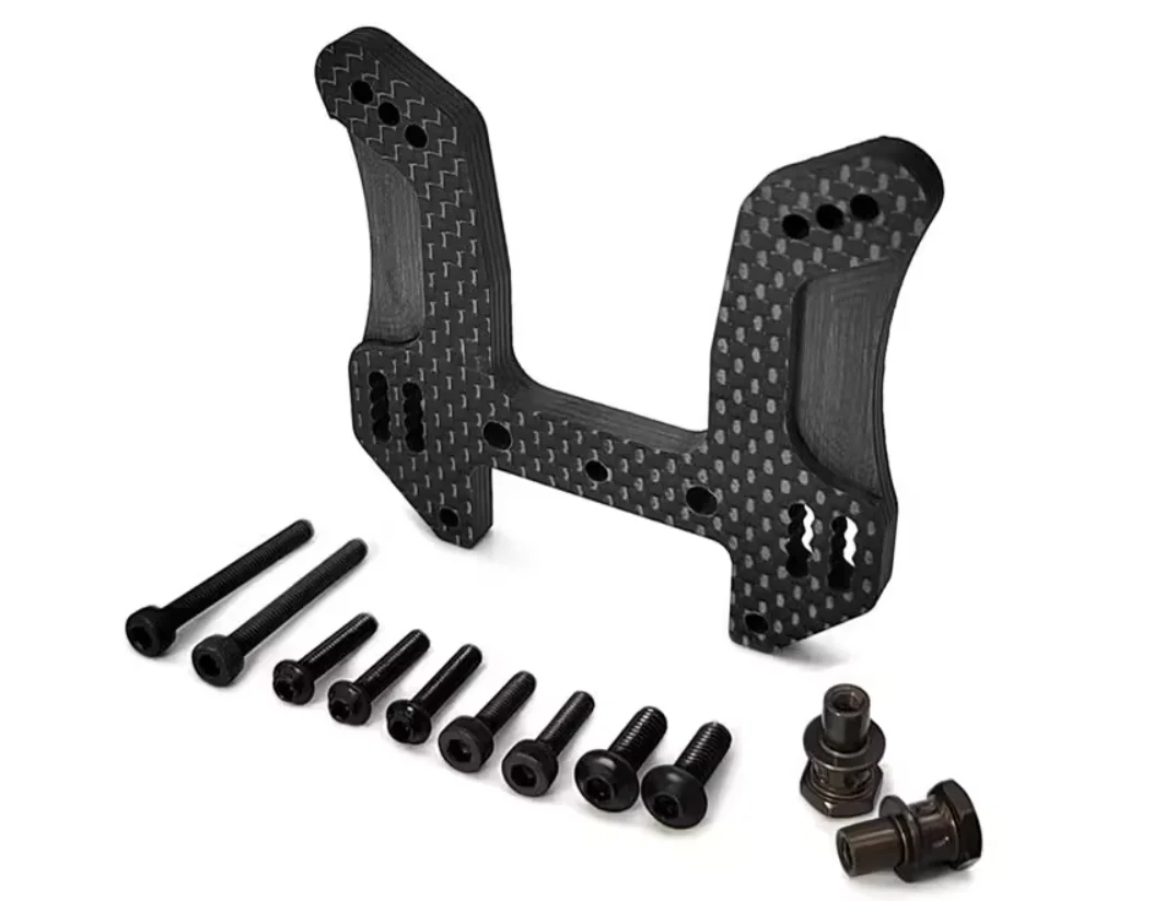 Kyosho MP10 TKI2 5mm Carbon Fiber Shock Tower Front And Rear with Hydraulic Mount IF623 for RC Car Model