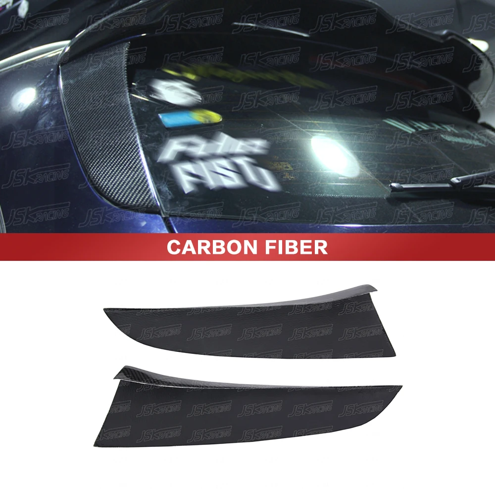 For Mercedes Benz C-Class W205 Wagon 2015-2016 Carbon Fiber Rear Wimdow Side Fin