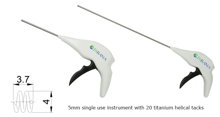 Laparoscopic Tacker Disposable Hernia Stapler to Fix Hernia Mesh 350mm for Hernia Repair