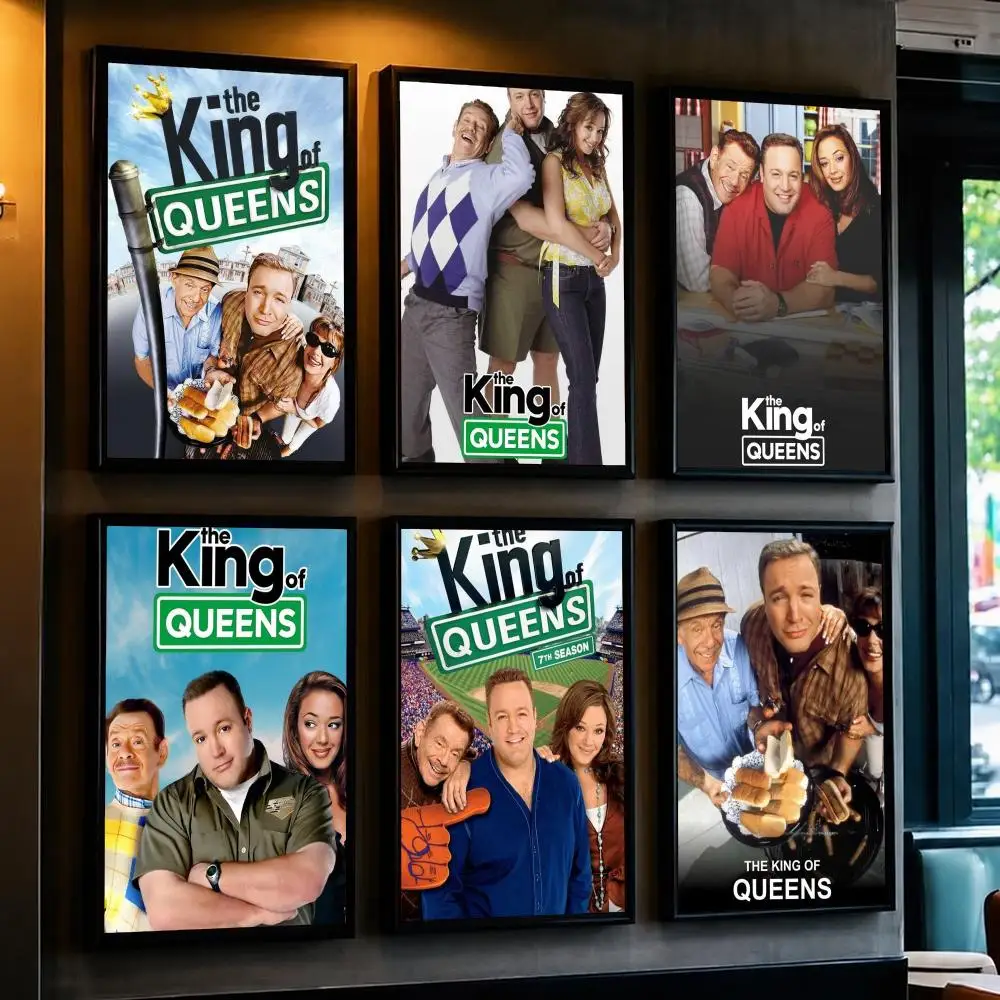 tv series K-King Of Queens-S Poster Minimalist Wall Sticker for Cafe Office Bar Home Decor and Gift