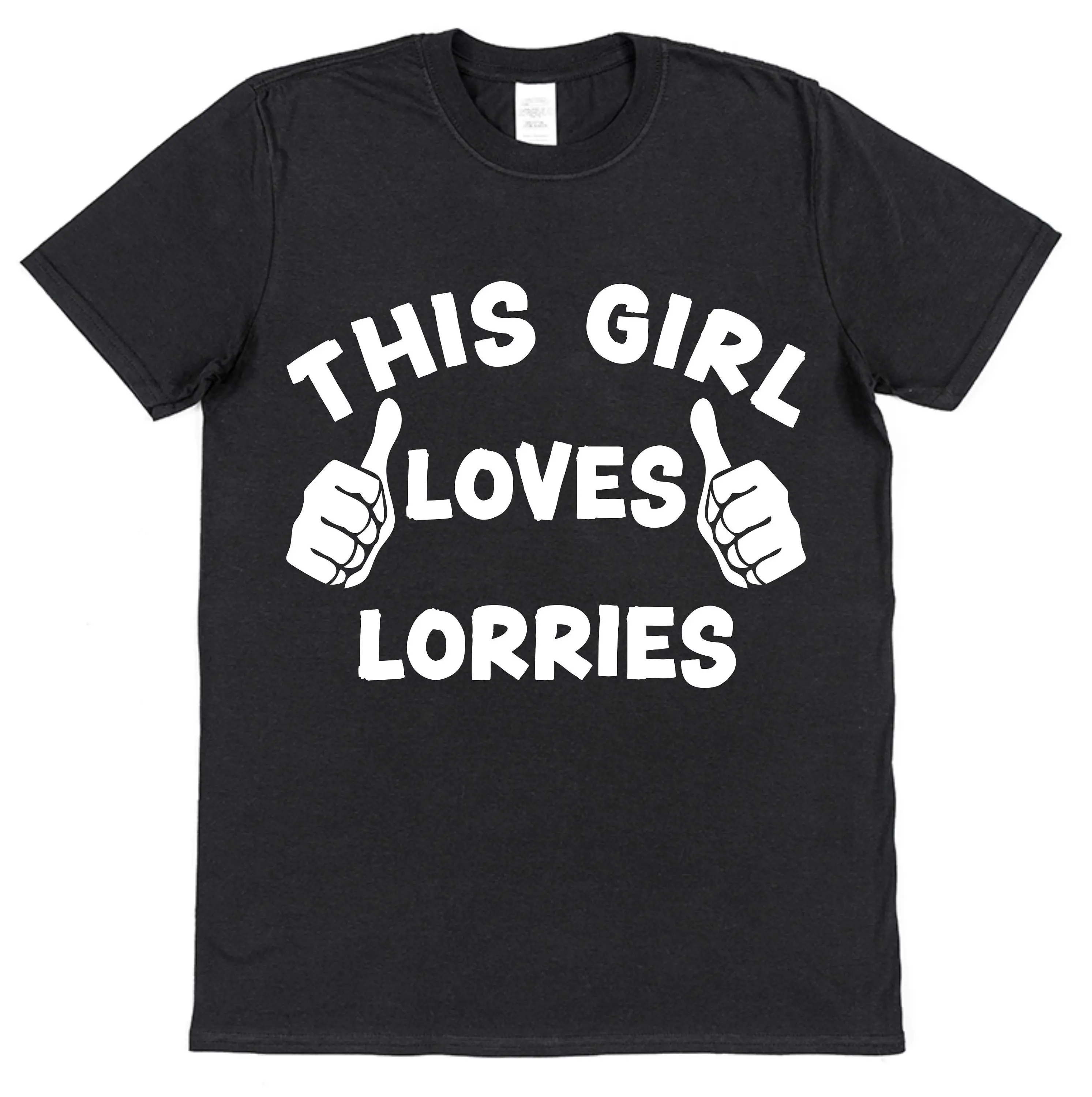 Lorries T Shirt for Guy or Girl Thumbs Slogan Truck Driver s Trucker Present Fathers Day HGV LGV Haulage Company Lorry