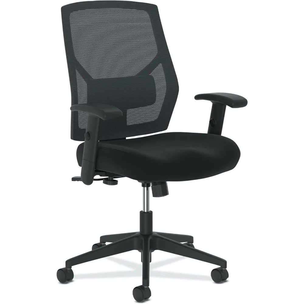 

Crio High Back Task Chair, Ergonomic Office Chair with Adjustable Arms and Back Support, Lumbar Support, 360 Swivel, Adjusta