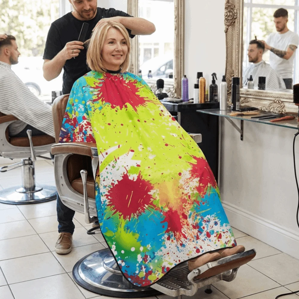 

Водонепроницаемый профессиональный парикмахерский пеньюар, антистатический фартук для стрижки, длинный регулируемый халат для стрижки волос