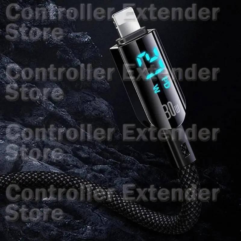 N84B USB C Extension Cable Type C Braided Cable Type C Male to Male Data Cord 480Mbps