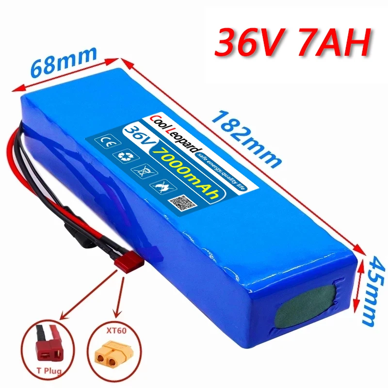 

New 10S2P 18650 36V 7Ah Lithium Battery Pack High Power and Capacity For Electric Motorcycle Scooter E-bike 36V Li-Ion Battery