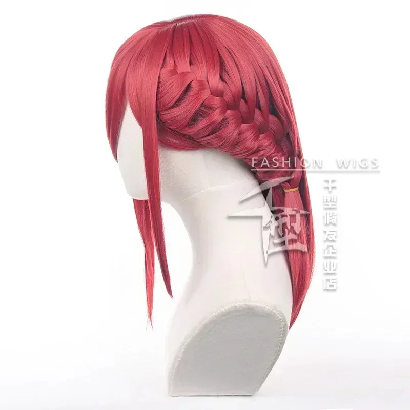 Parrucca cosplay anime Blue Lock Hyoma Chigiri Capelli rossi # 4 Capelli in fibra resistente al calore + cuffia per parrucca BLUE LOCK Parrucca di Halloween