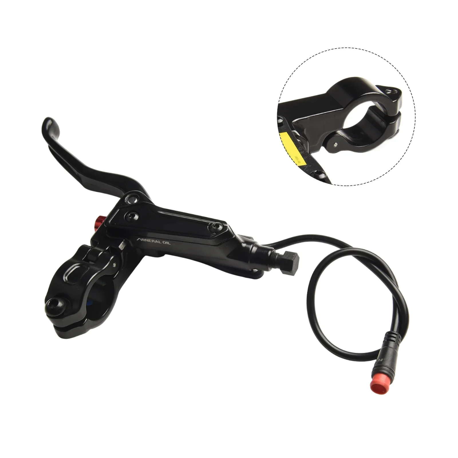 Electric Bike Brake Handle 3 Pin For E-Bike Bafang Hall Motor Hydraulic Brake Integrated Oil Cylinder Structure Cycling Parts