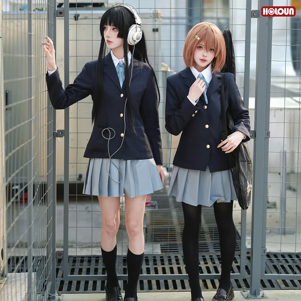 أزياء كوسبلاي K-ON أنيمي هيراساوا يوي أكياما ميو تيناكا ريتسو التأثيرية قميص تنورة بدلة ملابس يومية هدية اتفاقية كوس