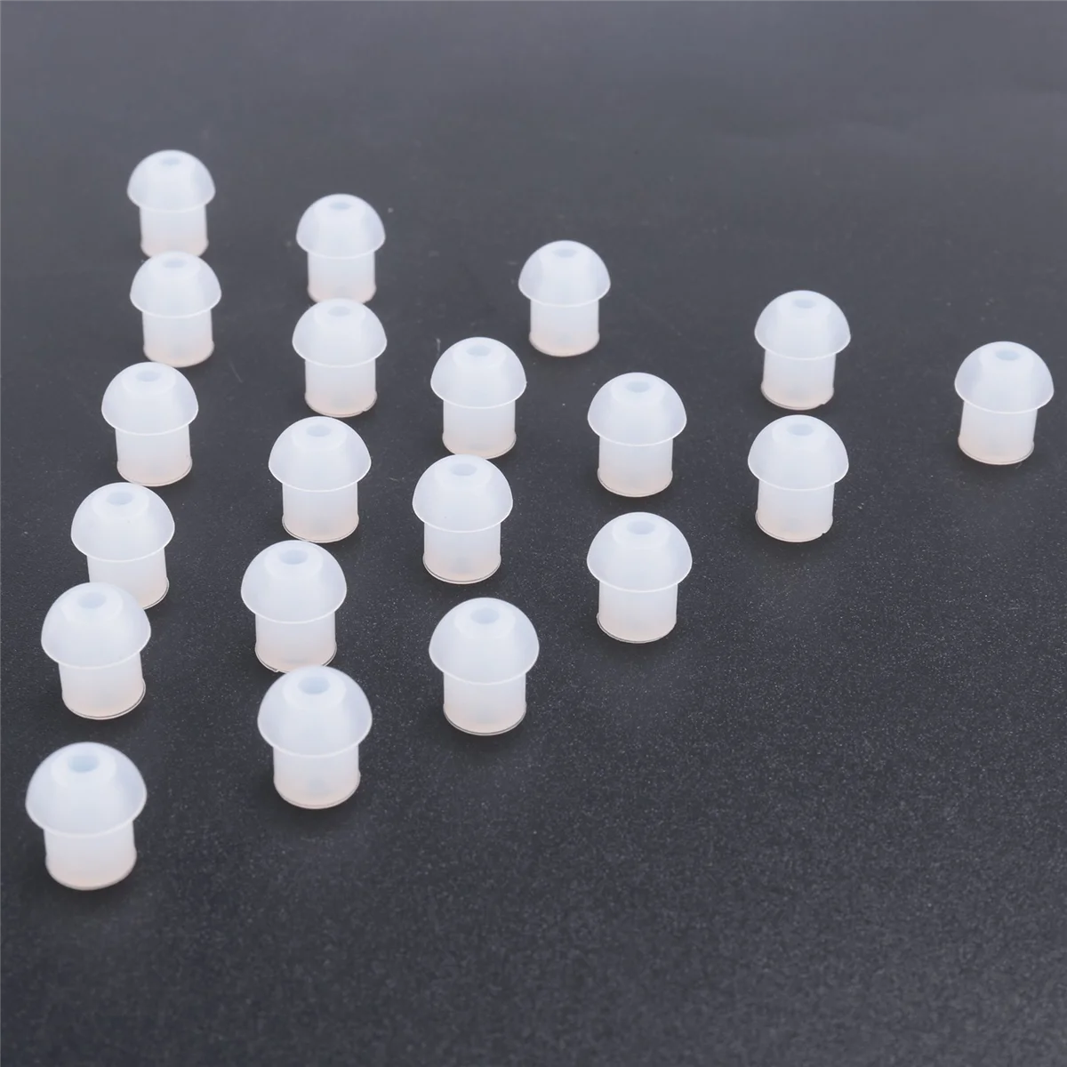 New 20pcs Silicone In-Ear Earbuds Mushroom Eartip Ear Bud For Radio Earpiece Headset