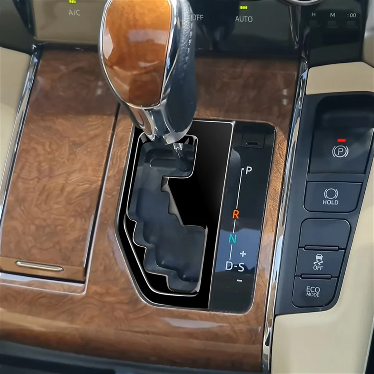 

RA-для Toyota Alphard/Vellfire 30 серии 2015-2023, крышка панели переключения передач центральной консоли, автомобильные аксессуары, глянцевый черный