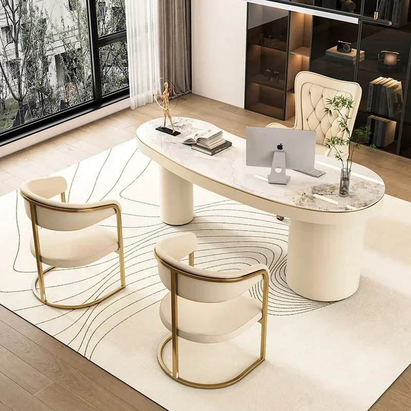 

Vintage Standing Room Computer Desk Gaming Organizer White Bedroom Bed Dressing Study Office Table Modern Backyard Furniture