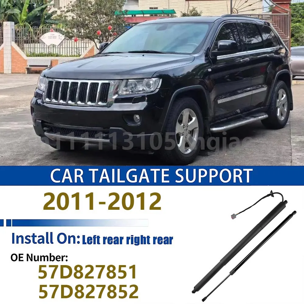 

For 2011-2012 WK2 Jeep Grand Cherokee Tailgate Gas Spring Struts LH Tailgate Power Lift Supports 55399277AD 68079364AC