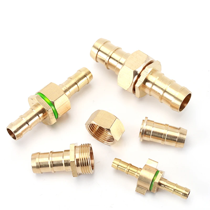 1Pc Messing Slang Connector Joiner Waterslang Pijp Reparatie Tap Adapter Fit Tuin 6.5/7/8/8.5/9/10/13Mm Gelijke Grootte Union