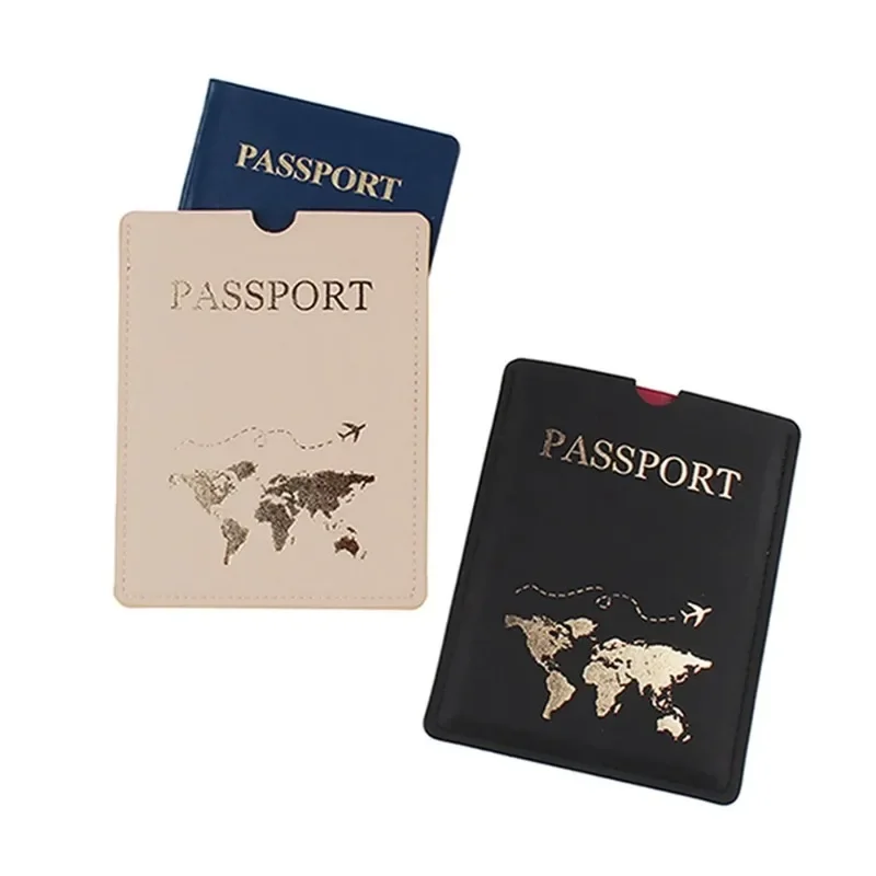 Traveling Accessories Fashion Soft Leather Passport Cover Waterproof Thin Slim Passport Holder Cards Money Organizer Wallet Gift