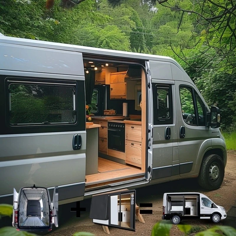 China Barato Mini Van Isuzu 4x4 Remolque Motor Hogar Eléctrico Rv Camper Van Camper Coche Alemania Campervan Comercio de venta de lujo