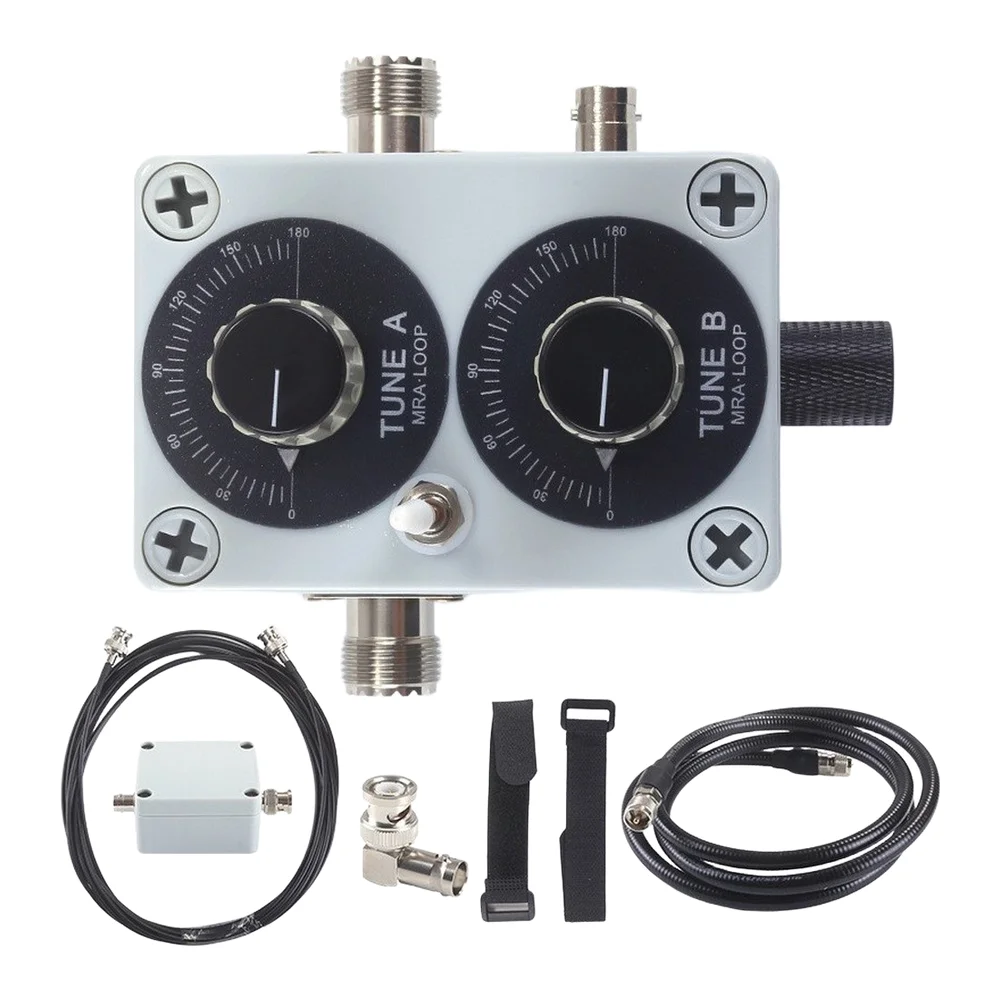 20W For MRA-135 HF Loop For Antenna for Portable Radio Applications with Factory Tuning Reference Data BNC Output