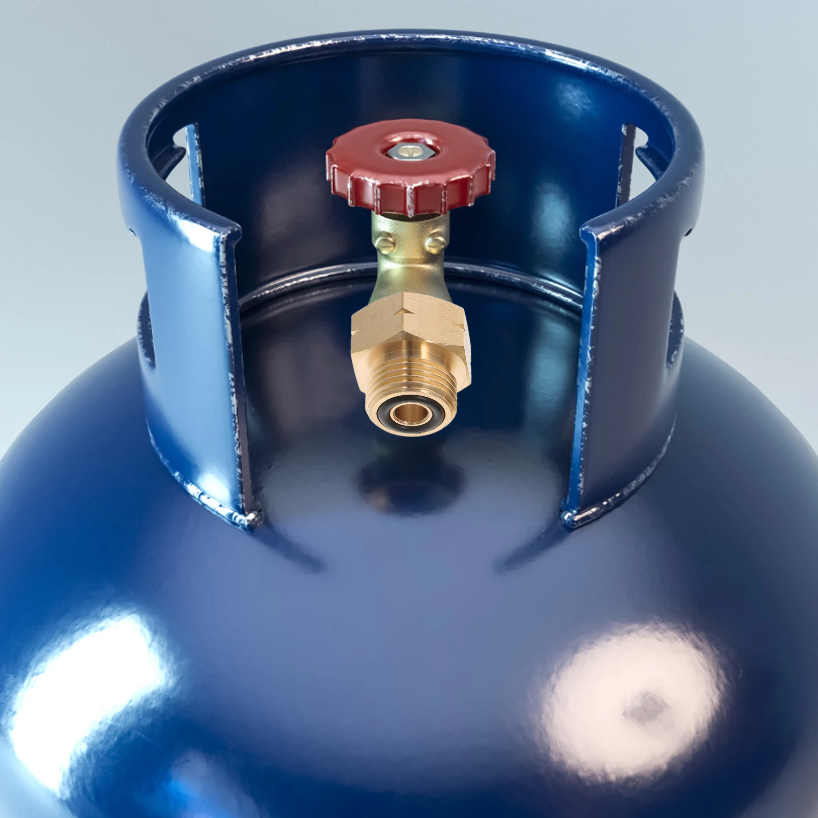 

Gas Cylinder Connection Adapter Camping Stove Propane Converter Portable Tool Supplies Outdoor Barbecue Home Use Bottle Adapter