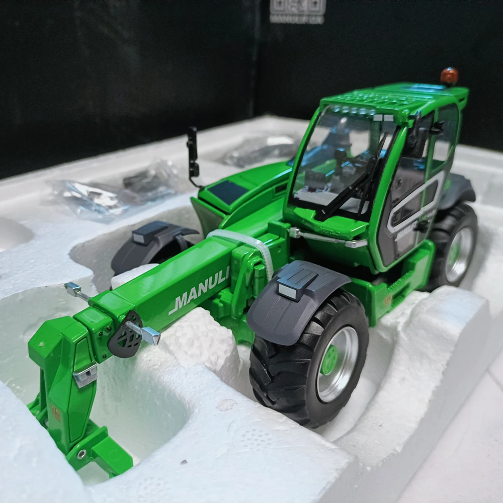 Die-cast Merlo Mf44.9 Cs 1:32 Agricultural Alloy Boom Forklift Model Metal Toy Birthday Gift Hobby Collection Scene Decoration