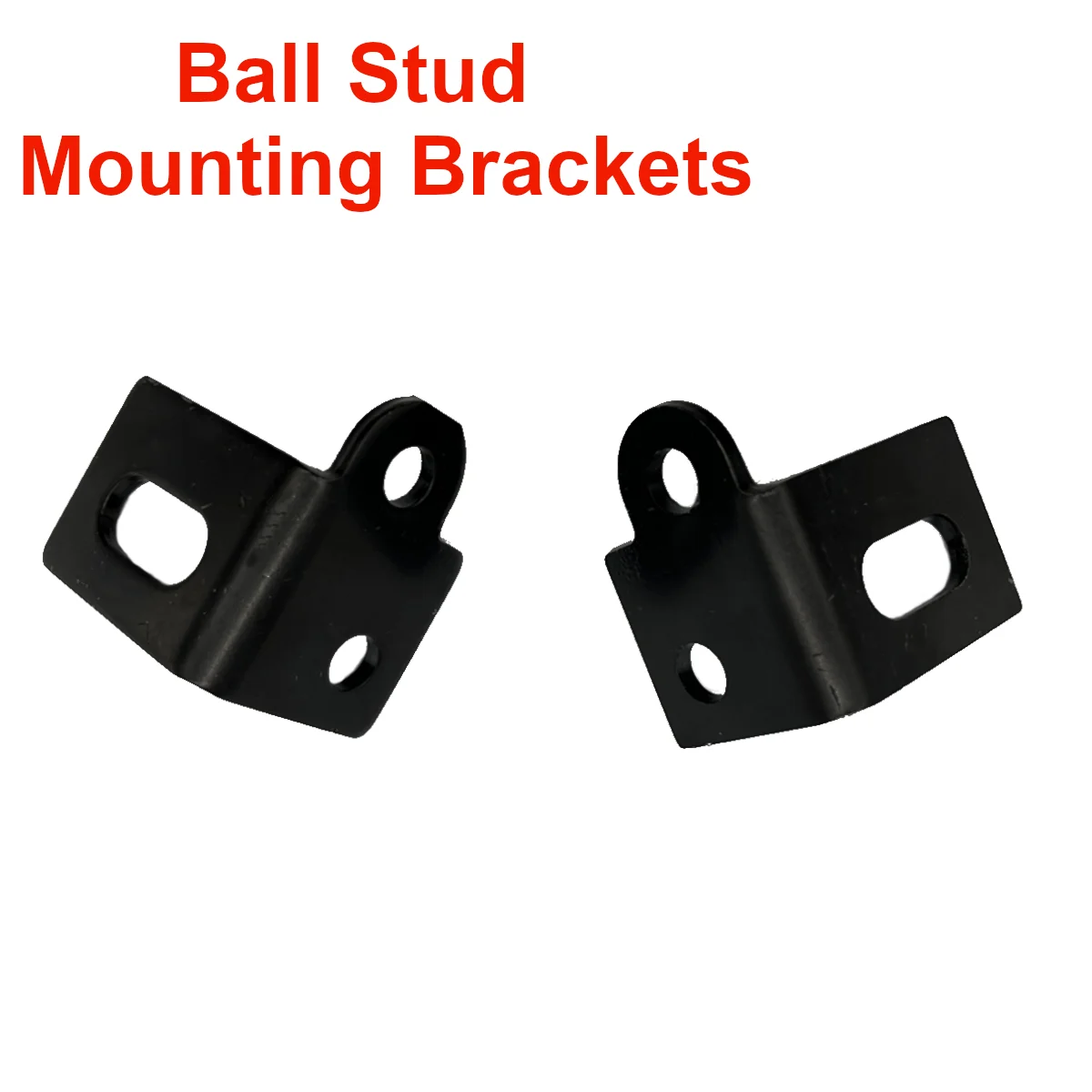 Universal 1 Pair 10mm Car Ball Stud Mounting Brackets Connector for Gas Spring Struts Lift Support Shock