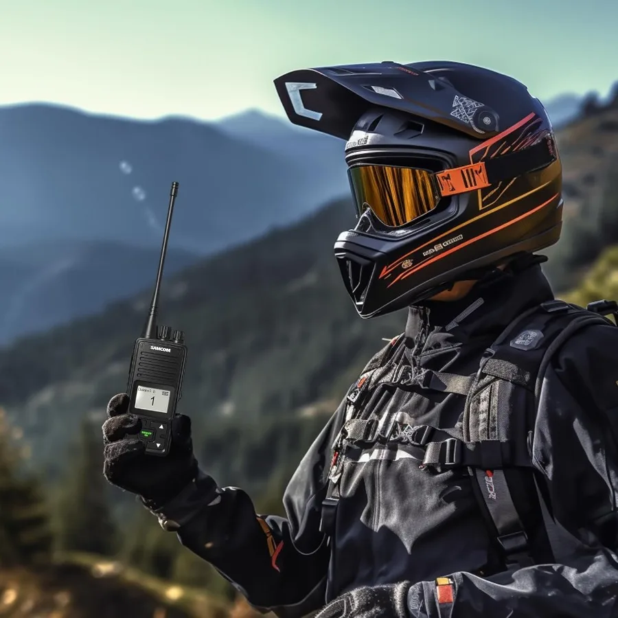 FPCN10A Two-Way Radios Long Range 3000mAh Rechargeable Long Standby Walkie Talkies for Adults Programmed Commercial Handheld UH