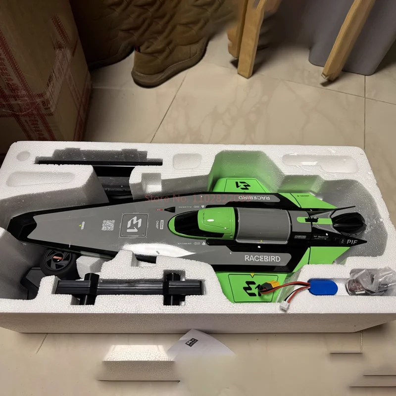 Nuevo Producto E1 Racebird 2,4g Hovercraft eléctrico Rc barco de Control remoto modelo lancha motora Motor refrigerado por agua juguete