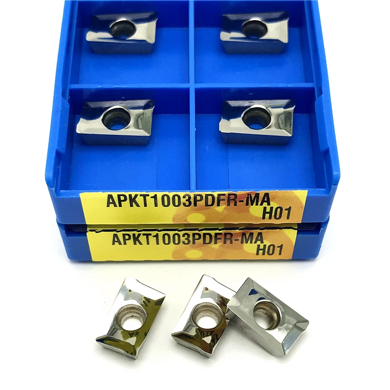 APKT1003 APKT1135PDFR MA H01 Aluminum Milling Cutting Tool CNC Turning Insert Indexable cutting Tool Copper wood Processing