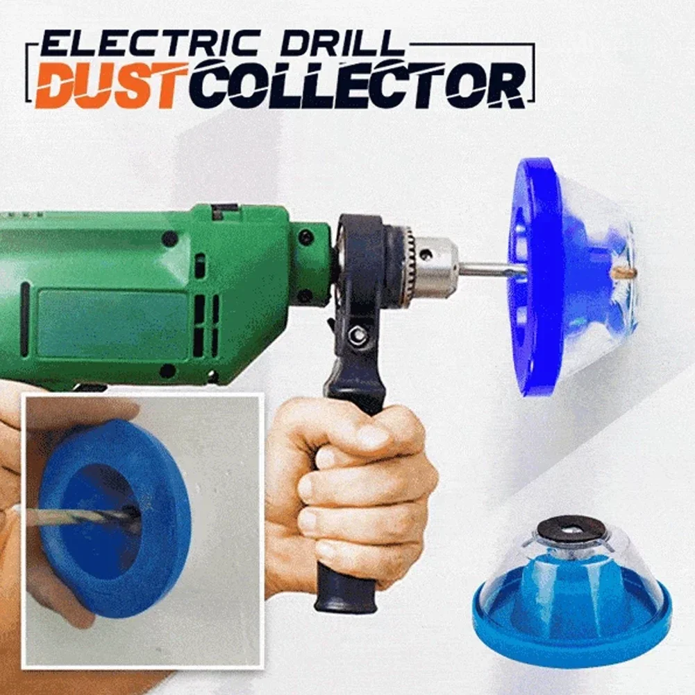 Electric Drills Drill Dust Cover Home Blue Bowl-shaped Design Larger Capacity More Convenient To Use Replaceable