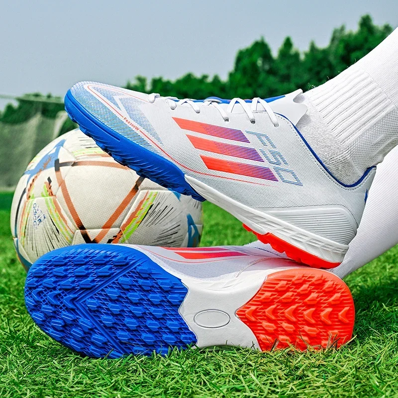 Men Soccer Shoes Society Professional Grass Training Original Football Shoes Cleats Indoor Fast Non Slip Football Field Boots