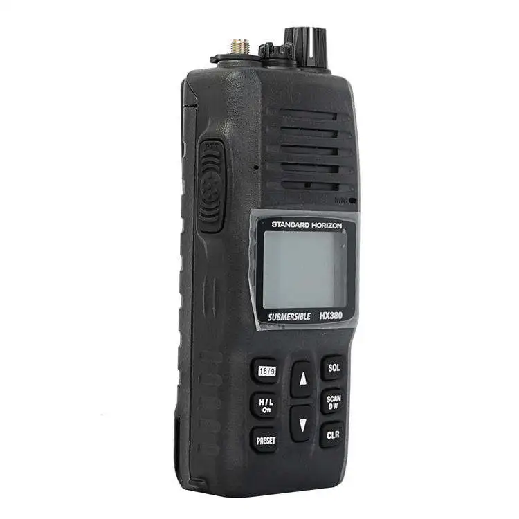 HX380 model Horizon, tahan air VHF Radio laut genggam tahan air komersial Walkie Talkie